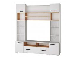 Центральная секция Оскар-18 ОГЦН-1, белый/дуб крафт