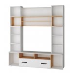 Центральная секция Оскар-18 ОГЦН-1, белый/дуб крафт