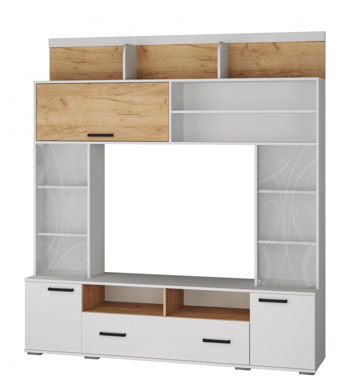 Центральная секция Оскар-18 ОГЦН-2, белый/дуб крафт Центральная секция Оскар-18 ОГЦН-2, белый/дуб крафт