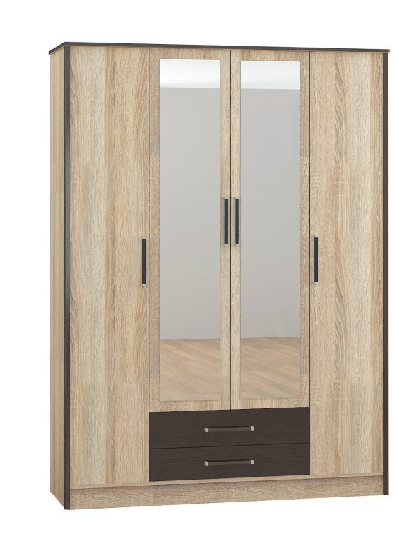 Лирика Шкаф 4-х створчатый