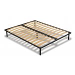 Кровать с ортопедическим основанием Лирика ЛК-2 140х200, кофе