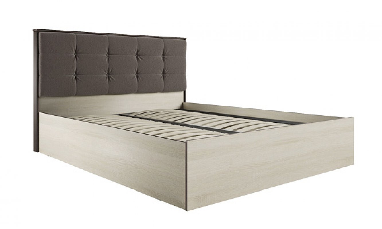 Кровать с ортопедическим основанием Лирика ЛК-2 160х200, кофе