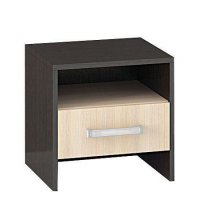 Тумба прикроватная Эрика, венге/дуб молочный