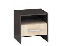 Тумба прикроватная Эрика, венге/дуб молочный