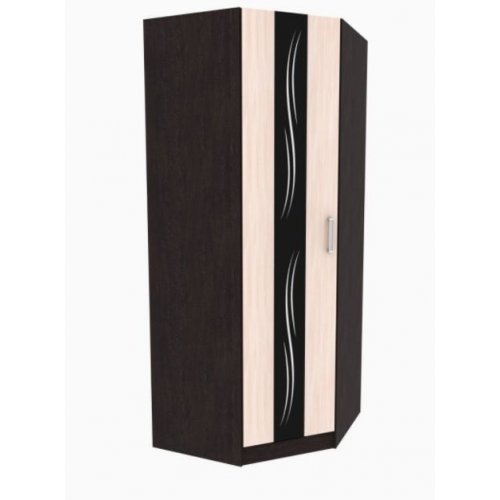 Эрика Шкаф угловой (Венге/Дуб молочный)