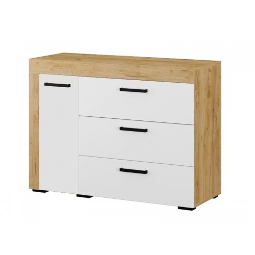 Комод Адель, белый/дуб крафт Комод Адель, белый/дуб крафт