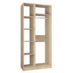 Шкаф 2-х створчатый Мадлен (Дуб шале мореный)