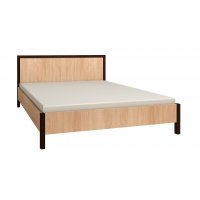 Кровать с ортопедическим основанием (дерево) Bauhaus 4 120х200, дуб сонома