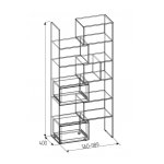 Стеллаж-трансформер Лойс 95