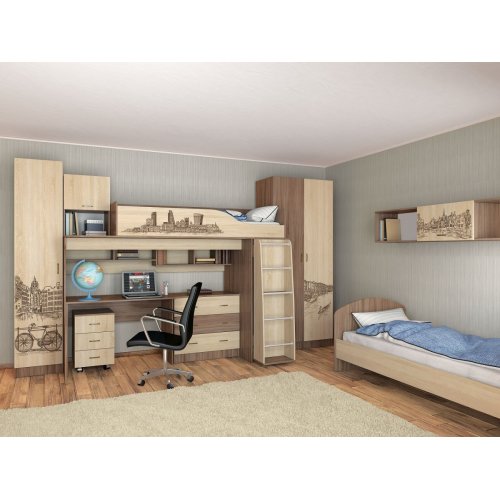 Детская комната Орион. Комплект 2 Детская комната Орион. Комплект 2