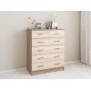 Комод большой Катрин 5, ясень шимо/дуб сонома