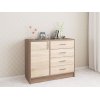 Комод большой Катрин 6, ясень шимо/дуб сонома