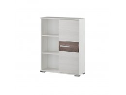 Шкаф-пенал универсальный Акита ясень анкор светлый/дуб бомонд какао