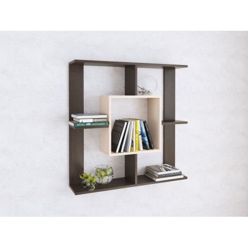 Полка навесная ПН-1, венге/дуб молочный