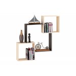 Полка навесная ПН-2, венге/дуб молочный