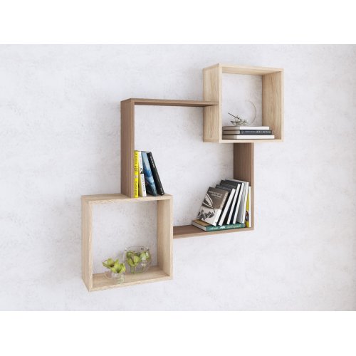 Полка навесная ПН-2, ясень шимо/дуб сонома