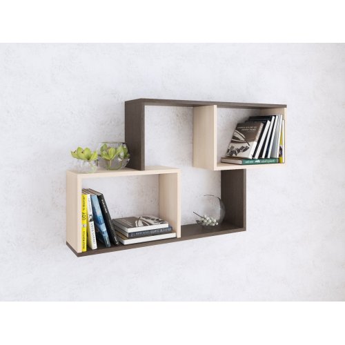 Полка навесная ПН-3, венге/дуб молочный