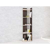 Стеллаж Ромео-7, венге/дуб молочный