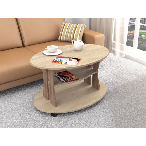 Столик журнальный Консул-1, ясень шимо Столик журнальный Консул-1, ясень шимо