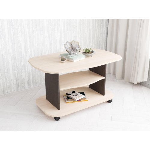 Столик журнальный Консул-2, дуб молочный Столик журнальный Консул-2, дуб молочный