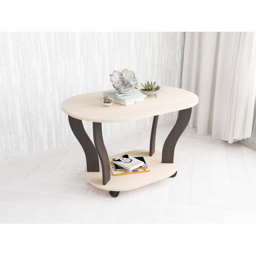 Столик журнальный Консул-3, дуб молочный Столик журнальный Консул-3, дуб молочный