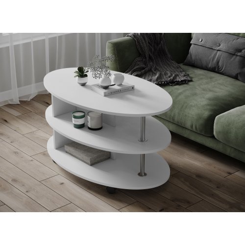 Столик журнальный Консул-4, белый Столик журнальный Консул-4, белый