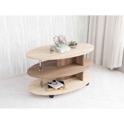 Столик журнальный Консул-4, ясень шимо Столик журнальный Консул-4, ясень шимо