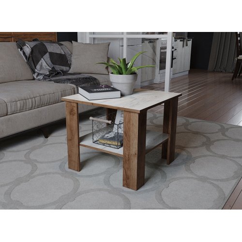 Столик журнальный Консул-9, дуб крафт табачный Столик журнальный Консул-9, дуб крафт табачный