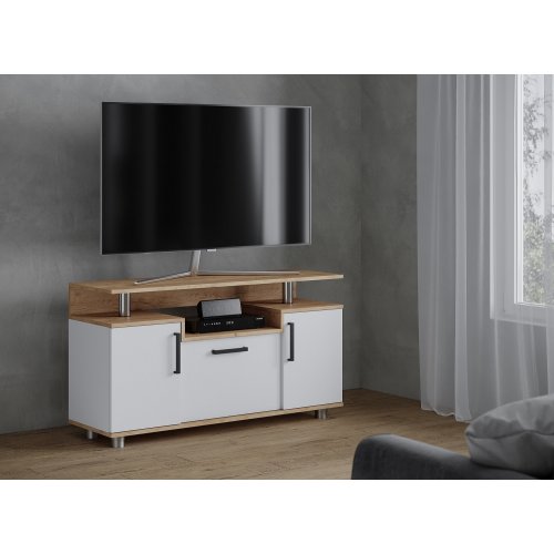 Тумба под телевизор 003 С, дуб крафт золотой/белый Тумба под телевизор 003 С, дуб крафт золотой/белый