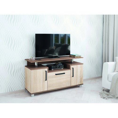 Тумба под телевизор 003 С, ясень шимо/дуб сонома Тумба под телевизор 003 С, ясень шимо/дуб сонома