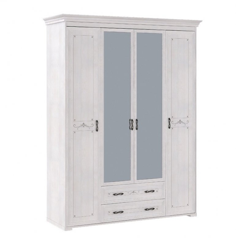 Шкаф для платья и белья Афродита 02  без карниза