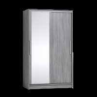 Шкаф-купе с зеркалом Strike 1200 Atelier светлый