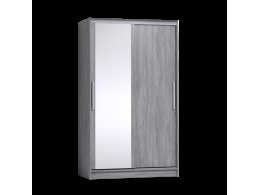 Шкаф-купе с зеркалом Strike 1200 Atelier светлый