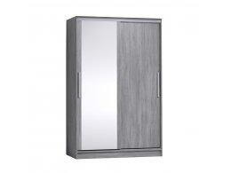 Шкаф-купе с зеркалом Strike 1350 Atelier светлый