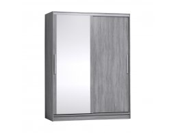 Шкаф-купе с зеркалом Strike 1600 Atelier светлый