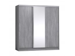 Шкаф-купе с зеркалом Strike 2000 Atelier светлый