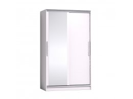 Шкаф-купе с зеркалом Strike 1200 Белый