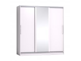 Шкаф-купе с зеркалом Strike 2000 Белый