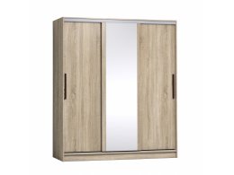 Шкаф-купе с зеркалом Strike 1800 Сонома