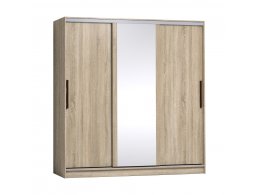 Шкаф-купе с зеркалом Strike 2000 Сонома