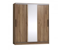 Шкаф-купе с зеркалом Strike 1800 Дуб табачный Craft