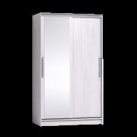 Шкаф-купе с зеркалом Strike 1200 Ясень Анкор светлый