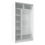 Шкаф-купе двухдверный 1200 Домашний Белый