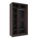 Шкаф-купе двухдверный 1200 Домашний Венге