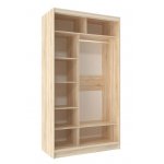 Шкаф-купе двухдверный с зеркалом 1200 Домашний Дуб сонома