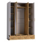 Шкаф для одежды и белья Айрис 555, дуб