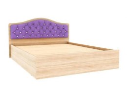 Кровать с настилом ЛДСП Дели 140х200, дуб сонома/сирень