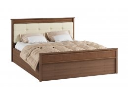 Кровать с настилом ДСП Ливорно ЛКР-1 160х200, орех