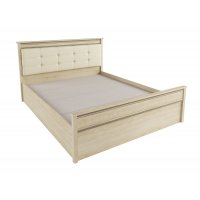 Кровать с настилом ЛДСП Ливорно ЛКР-1 140х200, дуб Кровать с настилом ЛДСП Ливорно ЛКР-1 140х200, дуб