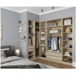 Гардеробная Рум. Комплект 3.1 без фасадов, дуб сонома